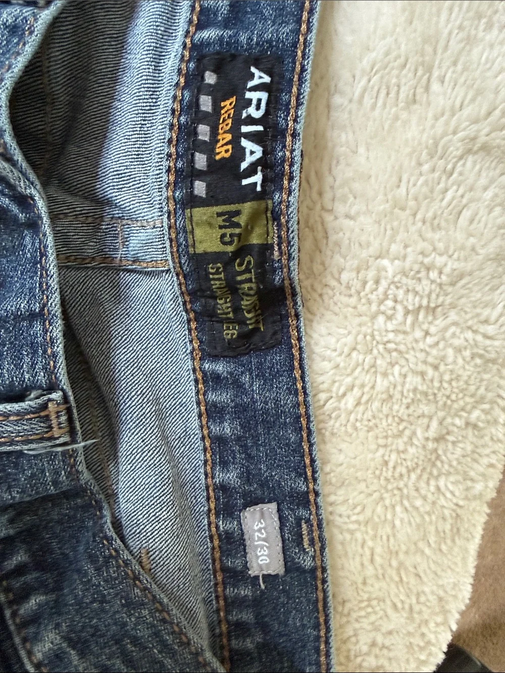 Ariat Men's Dark Blue Relaxed Straight Jeans